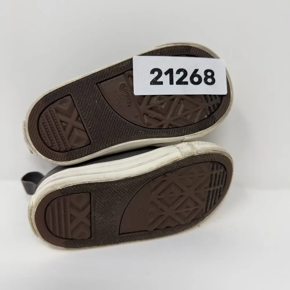 Converse Toddler Bear Slip-On Sneakers Gray Size 5